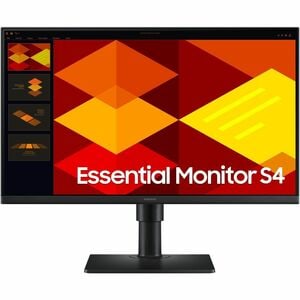Monitor LED Samsung Essential S4 S24D408GEU 609,6 mm (24,0") Classe Full HD - 16:9 - Nero - 61 cm (24") Viewable - Tecnolo