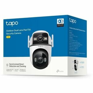 Tapo TC47 3 Megapixel Outdoor 2K Network Camera - Colour - 1 - 30.18 m Infrared/Color Night Vision - H.264 - 2304 x 1296 -