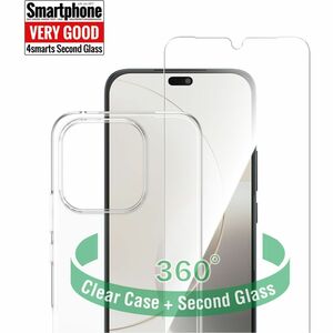 4smarts 360° Protection Set Hülle für Honor Smartphone - Transparent - Thermoplastisches Polyurethan (TPU)