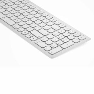 Echelon Compact USB-C Rechargeable Bluetooth Keyboard  Mouse for Mac White, US