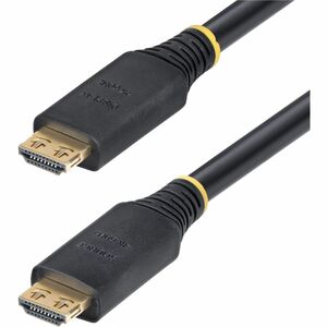 StarTech.com 15 m HDMI A/V Cable - 1 - Cable for Audio/Video Device, TV, Switch, Workstation, MacBook Pro - First End: 1 x
