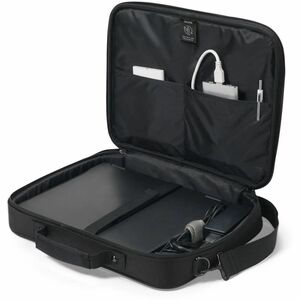 Dicota TWO Tasche (Rucksack) für 33 cm (13 Zoll) bis 35,6 cm (14 Zoll) Notebook - Schwarz - 300D rPET Polyester Körper - w
