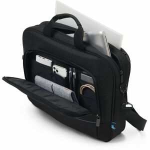 Dicota TWO Tasche für 38,1 cm (15 Zoll) bis 43,9 cm (17,3 Zoll) Notebook - 300D rPET Polyester Körper - wasserabweisend, W