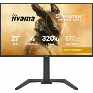 Moniteur de jeu LCD iiyama Gold Phoenix G-MASTER GB2791QSU-B1 27" Classe WQHD - 16:9 - Noir mat - 68,6 cm (27") Viewable -