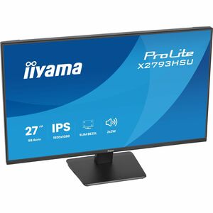 Moniteur LED iiyama ProLite X2793HSU-B1 27" Classe Full HD - 16:9 - Noir mat - 68,6 cm (27") Viewable - Technologie IPS - 