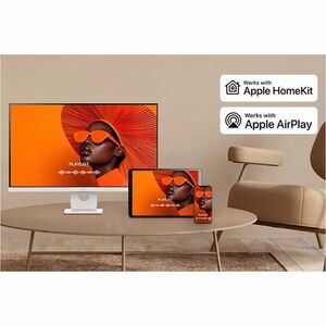 LG 27U731SA-W 27" Class 4K UHD Smart Gaming LED Monitor - 16:9 - White - 27" Viewable - In-plane Switching (IPS) Technolog