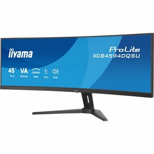 iiyama ProLite XCB4594DQSU-B1 45 Zoll Klasse Dual Quad HD (DQHD) Gekrümmter Bildschirm LED-Monitor - 32:9 Format - Mattsch