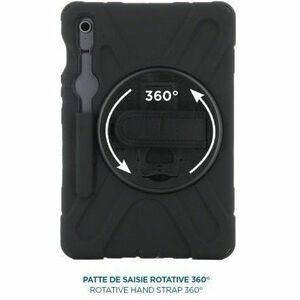 MOBILIS Robust Tasche Samsung Galaxy Tab S10 FE, Galaxy Tab S9, Galaxy Tab S9 FE Tablet - Schwarz - Silikon Außenmaterial 