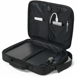 Dicota TWO Carrying Case for 38.1 cm (15") to 43.9 cm (17.3") Notebook - Black - Water Resistant, Weather Resistant - 300D