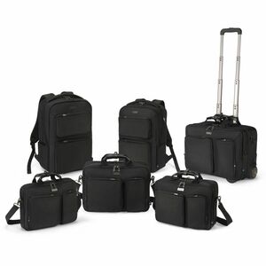 Dicota SEVEN Carrying Case for 35.6 cm (14") to 40.6 cm (16") Notebook - Water Proof Bottom, RFID Resistant - 1680D Polyet