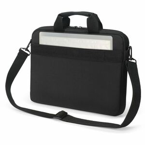 Dicota TWO Tasche für 33 cm (13 Zoll) bis 35,6 cm (14 Zoll) Notebook - Schwarz - 300D rPET Polyester Körper - wasserabweis