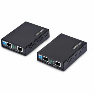 StarTech.com Kit d'Extension Ethernet VDSL2 sur Paire de Fils Unique, Répéteur Longue Portée Jusqu'à 1km, Remplace le 110V