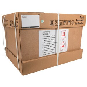 DIGITUS Professional Unique 16U Wandmontierbar Rackschrank für Patchfeld, LAN-Schalter - 482,60 mm Rack-Breite - Schwarz -