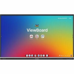 ViewSonic ViewBoard IFP6551-3C 1638.30 mm 4K UHD LCD Collaboration Display - 8 GB - Ultra Fine Touch (UFT) - Touchscreen -