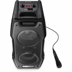 Sharp XParty Sing PS-931 Tragbar Bluetooth Lautsprechersystem - 180 W RMS - Schwarz - Tabletop - Aufladbarer Akku - USB