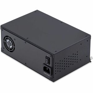 StarTech.com 7 Schlitz Medienkonverter-Gehäuse - Schwarz - TAA-konform - Rackmount