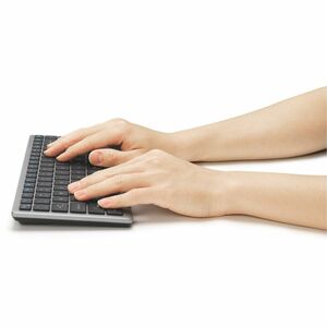 Clavier Kensington KB435 - Compacte - Sans fil Connectivité - USB Type A Interface - Français - AZERTY Disposition - Gris 
