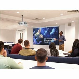 ViewSonic Luminous Superior LSD400W DLP Projector - Wall Mountable, Ceiling Mountable - White - 1280 x 800 - Front, Ceilin