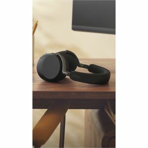 Jabra Evolve3 85 Wired/Wireless Over-the-head, Over-the-ear Stereo Headset - Black - Microsoft Teams Certification - Binau