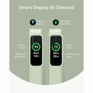 Power Bank ANKER MagGo A1654 - Verde - Per iPhone, Dispositivo compatibile con MagSafe - 10000 mAh - 15 W - 3,60 A, 3 A - 