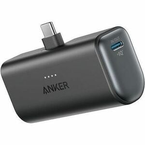 Power Bank ANKER Nano A1653 - Nero - Per Smartphone, iPad Air, iPad Pro, iPhone, iPad, AirPod - 1 x Type-C 18 W - 5000 mAh