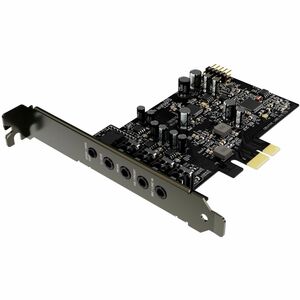 Sound Blaster Audigy Fx Pro SB1970A Sound Board - 7.1 Sound Channels - Plug-in Card - PCI Express - 120 dB - 4 Byte 384 kH