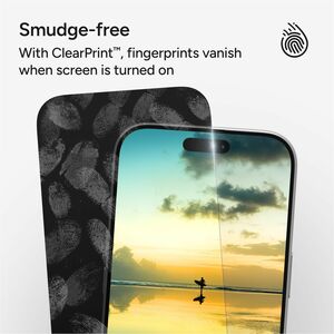 ZAGG Glass Elite Privacy Gehärtetes Glas, Aluminosilikatglas Blickschutzfilter für Apple iPhone 17 - für OLED iPhone 17 - 