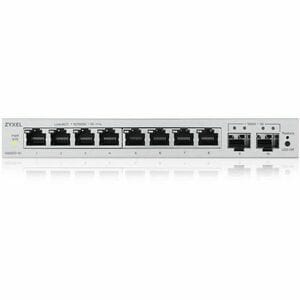 ZYXEL GS1200 GS1200-10v3 8 Ports Manageable Ethernet Switch - Gigabit Ethernet - 10/100/1000Base-T, 1000Base-X - 2 Layer S