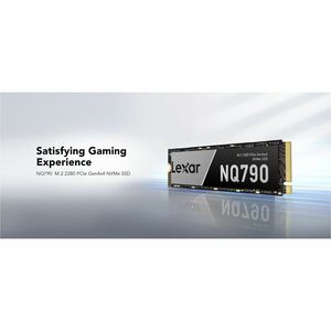 Lexar NQ790 512 GB Solid State Drive - M.2 2280 Internal - PCI Express NVMe (PCI Express NVMe 4.0 x4) - 300 TB TBW - 6400 