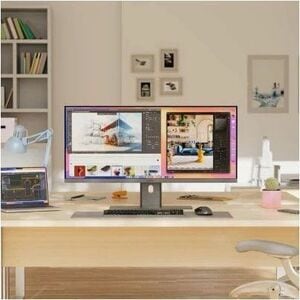 Alogic Edge 40C5KPDSGR 40 Zoll Klasse 5K2K WUHD LCD-Monitor - 21:9 Format - Grau - 101,6 cm (40 Zoll) Viewable - IPS-Techn