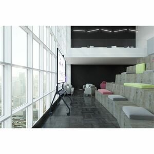 Paramount™ PR565 Flachbildschirm-Wagen - TAA-konform - 68,04 kg Belastbarkeit - 4 Rollen - 101,60 mm Rollengröße - Metall,