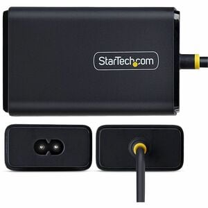 StarTech.com 65W USB-C Laptop-Ladegerät mit festem 1,5m USB-C Kabel, Netzteil für Dell XPS, HP ProBook, MacBook Pro, Micro