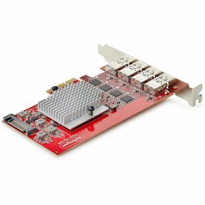 StarTech.com USB Adapter - PCI Express 3.0 x4 - 1.25 GB/s, 5 GB/s - Desktop, Server, Hard Drive, Mobile Device - Plug-in C