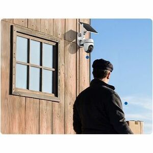 FLOODLIGHT PT SEC CAMERA KIT SOLAR-POWERED