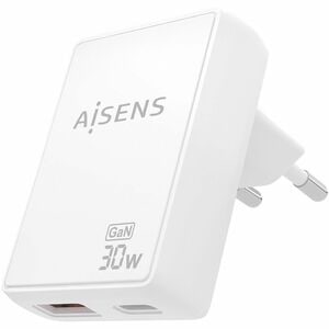 CARGADOR GAN ULTRA DELGADO 30W USB-C PD3.0 QC4.0 USB-A QC3.0