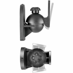 SOPORTE DE PARED GIRATORIO INCLINABLE PARA ALTAVOCES NEGRO