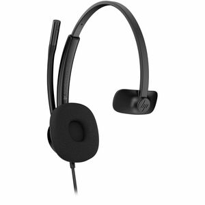 Poly Mission 400 415 Kabel Kopfbügel, Auf den Ohren Mono Headset - Schwarz - Microsoft-Teams-Zertifizierung - Monaural - O