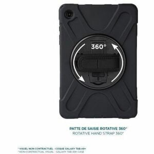 MOBILIS Rugged Carrying Case Samsung Galaxy Tab Active5 Pro, Galaxy Tab Active4 Pro Tablet - Black - Shock Absorbing, Drop