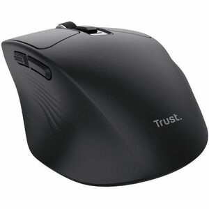 Souris Trust Niven Taille moyenne - Bluetooth/Radio Fréquence - USB 2.0 Type C - Optique - 7 Bouton(s) - Noir - Sans fil -