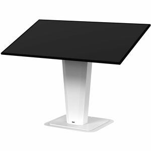 SMS Icon Floor Mount for Display, Navigator - White - 139.7 cm to 165.1 cm (65") Screen Support - 50 kg Load Capacity - 40
