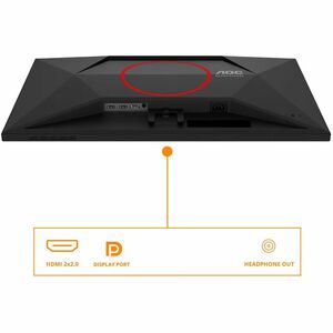 AOC AGON 27G4ZRE 27" Aula Full HD Monitor LED para jogos - 16:9 - Preto, Vermelho - 68,6 cm (27") Viewable - Fast IPS - WL