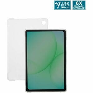 MOBILIS R Series Hülle für Samsung Galaxy Tab A9+ Tablet - Transparent - Stoßfest, Sturzsicher, Kratzfest, Schlagfest - 27