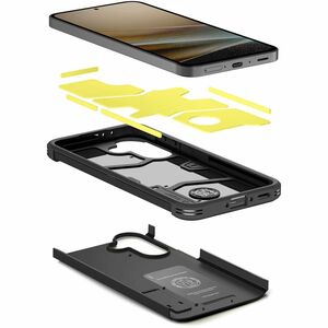 Spigen Tough Armor Case for Samsung Galaxy A37 Smartphone - Black - Impact Resistant, Shock Absorbing, Anti-scratch, Drop 