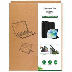 4smarts Basic Tasche (Folie) für 27,9 cm (11 Zoll) Apple iPad Pro 11 (2024) Tablet - Schwarz - PU-Leder, Thermoplastisches