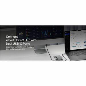 Belkin Connect USB Type C Docking Station for Notebook, Tablet PC, Smartphone, Mobile Device, Workstation - Charging Capab