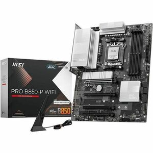 MSI B850-P WIFI Gaming Desktop Motherboard - AMD B850 Chipset - Socket AM5 - ATX - Ryzen 9, Ryzen 7 Processor Supported - 