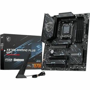 MSI X870E GAMING PLUS WIFI Gaming Desktop Motherboard - AMD X870E Chipset - Socket AM5 - ATX - Ryzen 9, Ryzen 7 Processor 