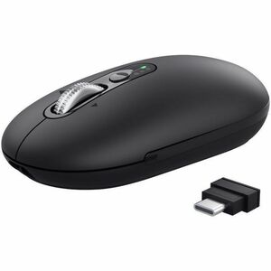 Souris Trust Seron Taille moyenne - Bluetooth/Radio Fréquence - USB 2.0 Type A, USB 2.0 Type C - Optique - 7 Bouton(s) - N