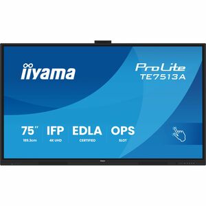 TE7513A-B2AG 75IN UHD IR 40P TOUCH AG WITH INTERACTIVE ANDROI