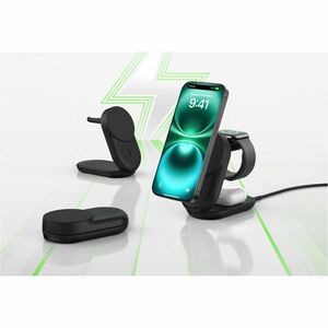 Belkin UltraCharge Induction Charger - For iPhone - Input connectors: USB - Foldable